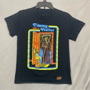 Steven Rhodes Graphic T-Shirt Black Kids Size | S